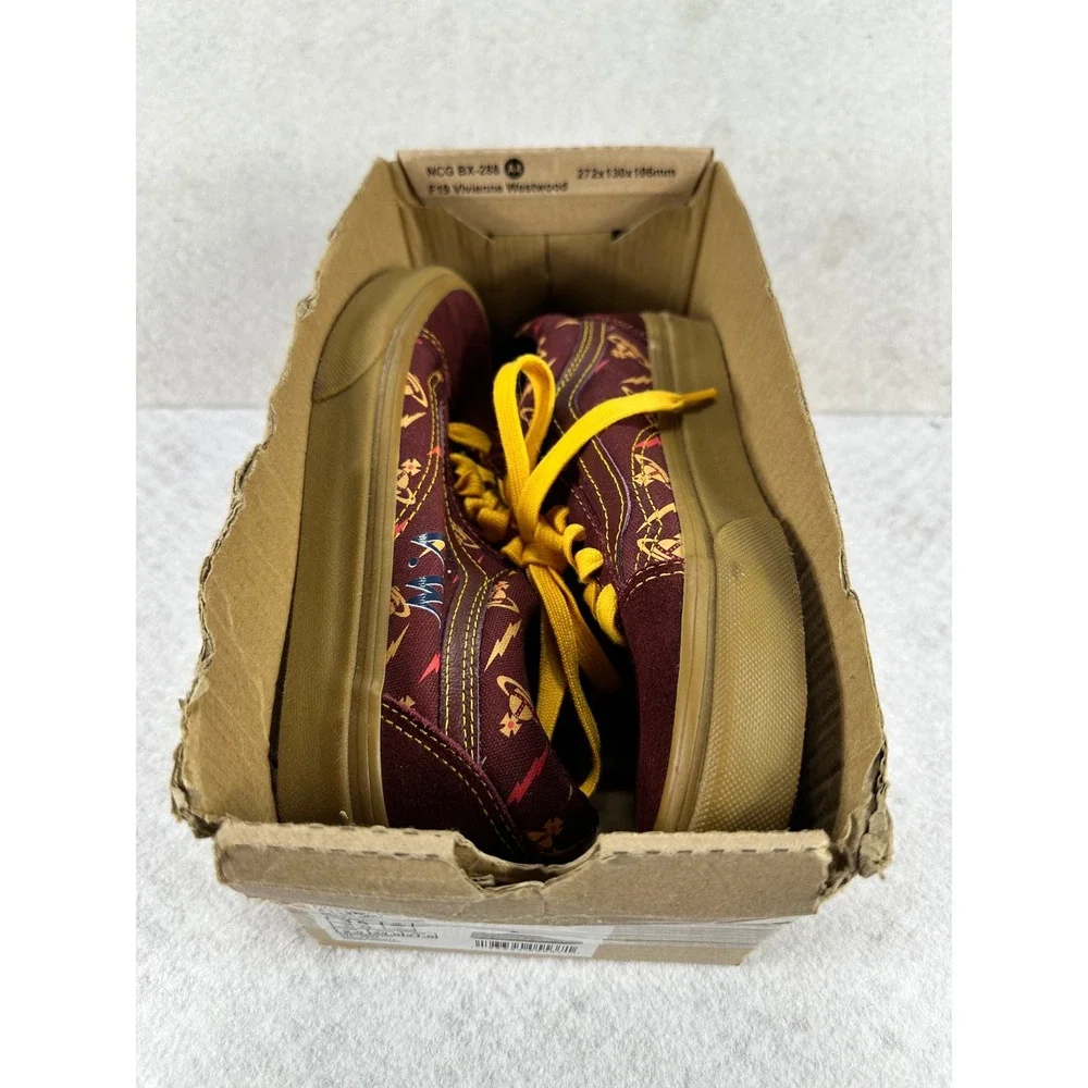 Vans Vivienne Westwood Anglomania Old Skool Burgundy Gum Mens 3.5 W5